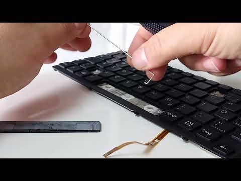 How to Remove, replace and reattach the Spacebar Keycap on SONY Notebook Laptop