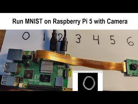 Run MNIST Inference on Raspberry Pi 5 with camera v1.3 and Python