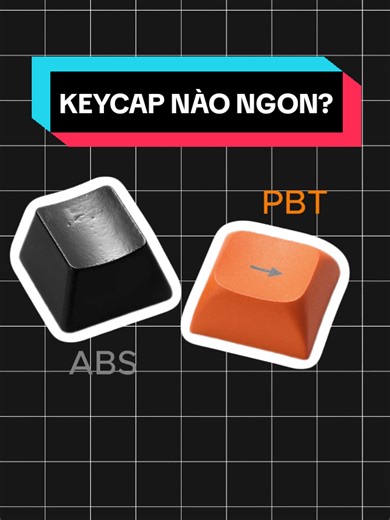PBT vs ABS. Keycap nào ngon nhất? #Aula #keycaps