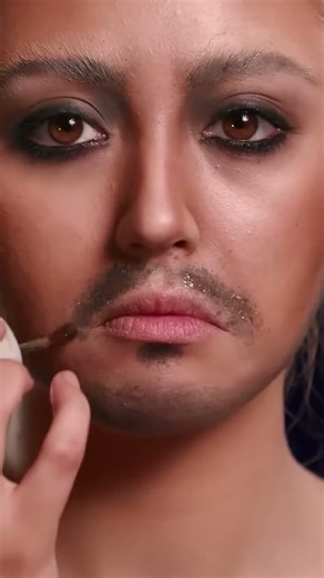 JACK SPARROW TRANSFORMATION #makeup #hairstyle #jacksparrow #johnnydepp