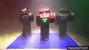 Minecraft Dance Party on Make a GIF