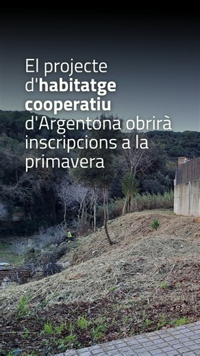 🏗️ A Can Serra Lladó s’hi projecta la construcció de 20 habitatges cooperatius de lloguer assequible i a llarg termini. 🤝 És una iniciativa de l’Ajuntament d'Argentona i la cooperativa Sostre Cívic, pensada inicialment per a joves d’entre 18 i 40 anys empadronats a la vila. 📅 Dimecres 14 de gener, a les 7 del vespre, sessió informativa al Saló de Pedra. 👉 https://argentona.cat/document.php?id=61970 | Ràdio Argentona