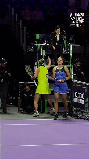 The 2022 champs Kudermetova & Mertens are BACK in the WTA Finals final 😤 #wta #tennis #sports