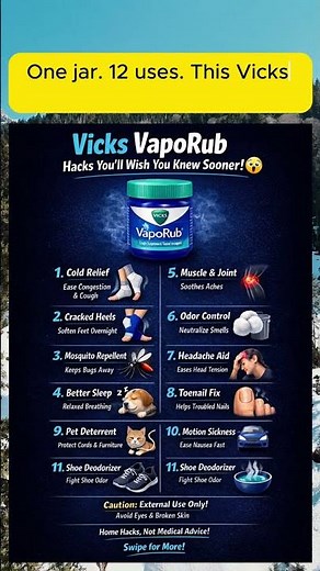 Vicks VapoRub Hacks You’ll Wish You Knew Sooner! 🤯