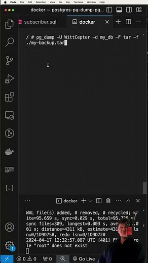 BACKUP Your Postgres Databases! 🙌 #postgres #database #devops