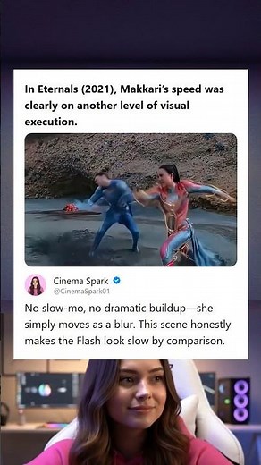 Eternals 2021 Makkaris Speed Depiction Is So Fast It Makes The Flash Look Slow