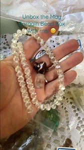 A short video on opening and showcasing the beautiful May 2023 Bargain Bead Box!
