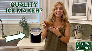 Watch REVIEW & DEMO of Countertop Ice Maker - Is it Quality? on Amazon Live