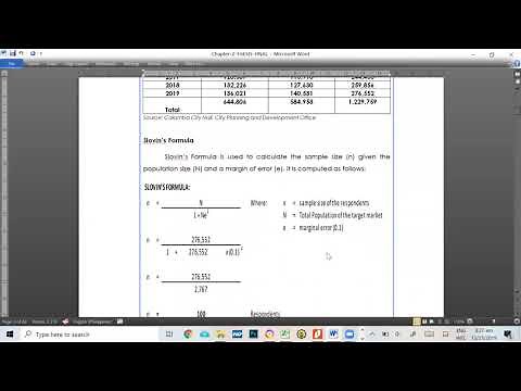 Project Feasibility Study (PFS) pointers