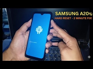 How to Hard Reset Samsung Galaxy A20 | Factory Reset via Recovery Mode