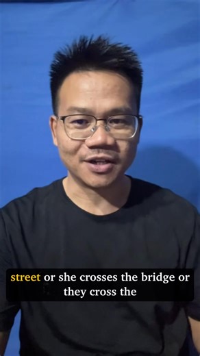  Day 14: CROSS vs. ACROSS CROSS = an action (go from one side to another). ACROSS = direction or location (shows the path). CROSS examples: I cross the road. She crossed the bridge. ACROSS examples: She walked across the street. The school is across the road. | Logic English Club | Facebook