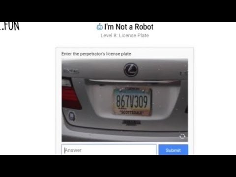 I'm Not a Robot level 8 Solution || Enter The License || I’m Not a Robot by Neal Fun