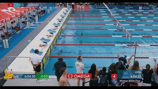 It's been two weeks since Katie Ledecky's 800 freestyle world record and we're still not over it 🥶 | USA Swimming