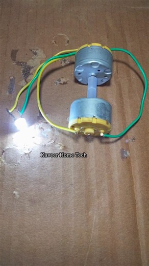 Working model of electricity generator • DC Motor