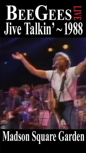 Bee Gees Live “Jive Talkin” 1988 with Paul Schaffer