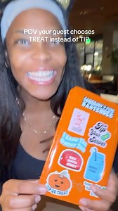 6.4K views · 20 reactions | 35% Off Orange Server Books + Free Tip Or Treat Sticker 李 Creator: @imjustrobb #server #halloween #serviceindustry #serverlife #tippingculture #tipping #waiter #waiterlife | TRULY TAY | Facebook