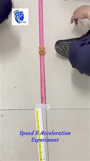 SPEED & ACCELERATION EXPERIMENT #shorts