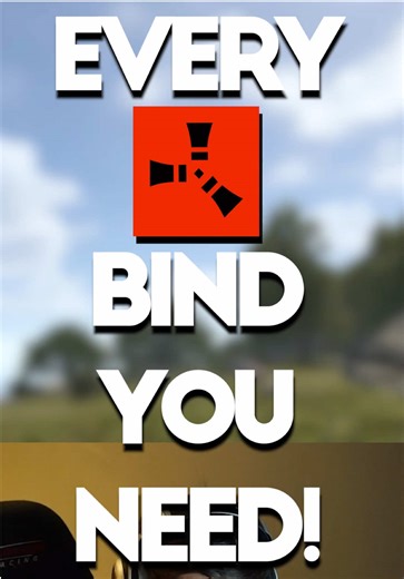 These are the ONLY binds you will need in rust.. #rust #rusttok #rustgame