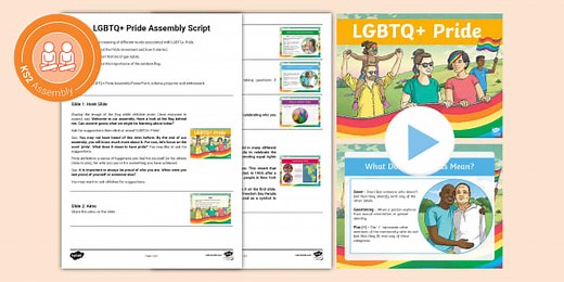 LKS2 LGBT  Pride Assembly Pack