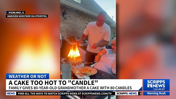 80 Candles Ignite Birthday Cake Chaos in Illinois