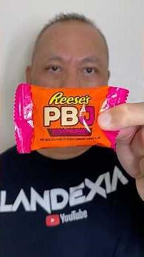 👂ASMR REESE’S PB&J CHOCOLATE & PEANUT BUTTER WITH STRAWBERRY FILLING EATING SOUNDS👂