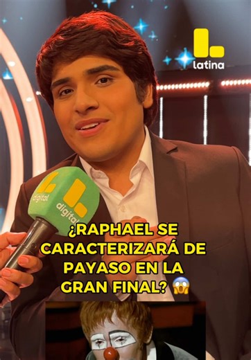 Raphael se caracteriza de payaso en la final de Yo Soy