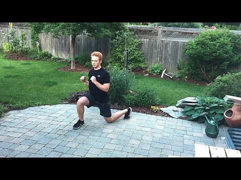 Clock Lunges Exercise