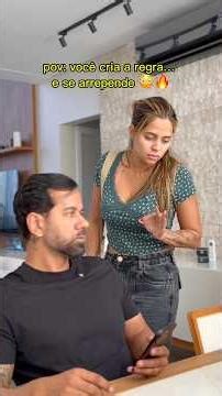 ELE CORTOU ELA…ELA DEVOLVEU NA MESMA 😂🔥 #humordecasal #humor #comedia