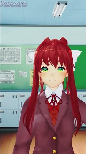 Just Monika - An (animated) song by Random Encounters [MMD DDLC Mod]