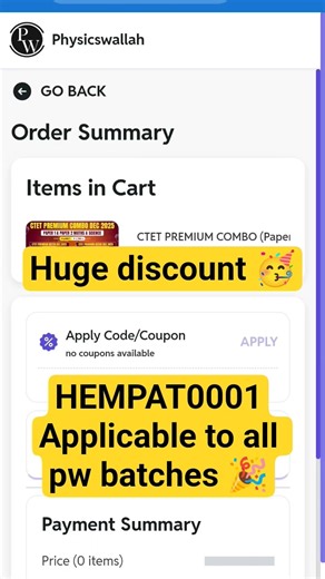 PW CTET PREMIUM BATCH (Paper 2 MATH & SCIENCE) DEC 2025 | PW COUPON CODE | CTET 2025 | Teaching