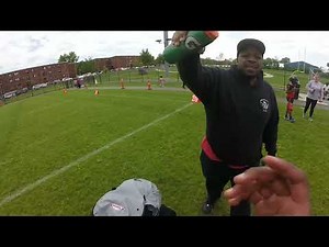 11U Football POV: Helmet Cam Game Action | Youth Football Insta360 Highlights