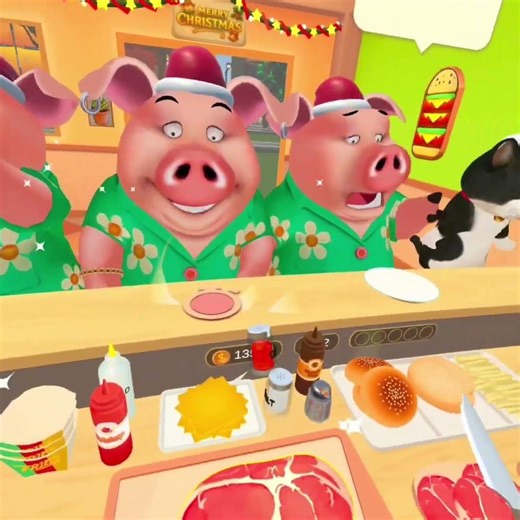 Cooking in vr #funny #vrarcade #vr #fyp #cookingclash #food #vrgame