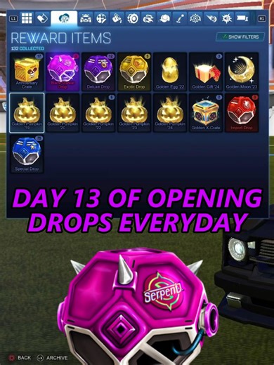 DAY 13 OF OPENING DROPS EVERYDAY 10 MORE TODAY! #rocket #rocektleague #gaming #gamingontiktok #1s #2s #pc #3s #rocketleaguegoals #rocketleaguevideos #rocketleaguefunny #rocketleaguetips #rocketleaguetipsandtricks #rocketleaguetiktok #rocketleaguetutorial #rocketleague_community #tutorial #powershot #rocketleague #free #dropopening #dropopeningrocketleague #drops #crates #crate #crateopening