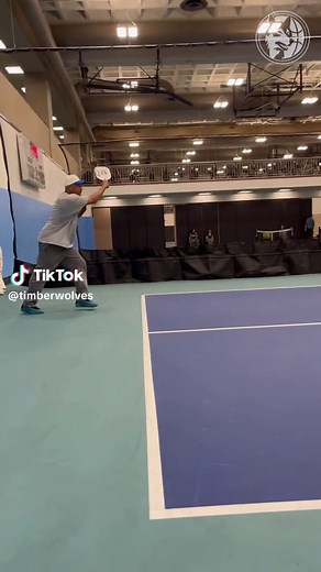 Two Wolves Icons walk onto a Pickleball Court…🥒#nba #minnesota #timberwolves