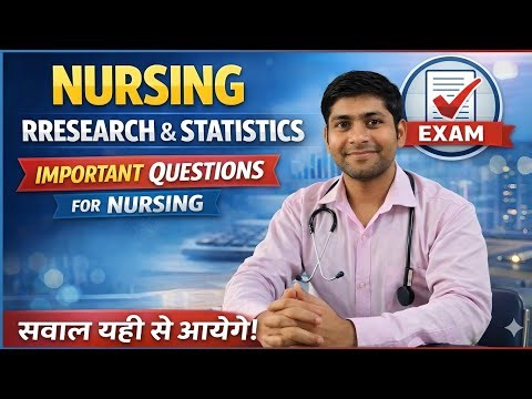 Nursing Research And Statistics Important Questions | Toppers Tricks and Tips | BSc Nursing Exams