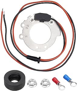 1244A Ignitor Ford 4 Cyl - Electronic Ignition Module Conversion Kit Compatible with Ford Tractors 2N 9N 8N 500-800 4 Cylinder Series