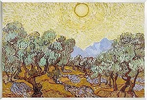 Stupell Industries Olive Trees Van Gogh Landscape Wood Wall Art, Design by one1000paintings