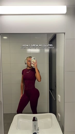 ellie maack on Instagram: "I wish I knew this sooner!! Read more for a more detailed description 🤍 @dfyne.official c0de ELLIE Stick to a plan: A plan will help you structure your workouts. To grow glutes you need to get stronger, and to do that you need to do the same exercises consistently. Focus on good compound exercises like hip thrusts, Bulgarian split squats, leg press and RDLs, and isolation exercises like cable kickbacks and glute extensions. Train glutes 2–3 times a week and give yours