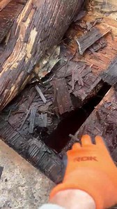 Patching vinyl decking will never last. Here is a patch around a drain that failed it caused total plywood decay. | Raincity Decks