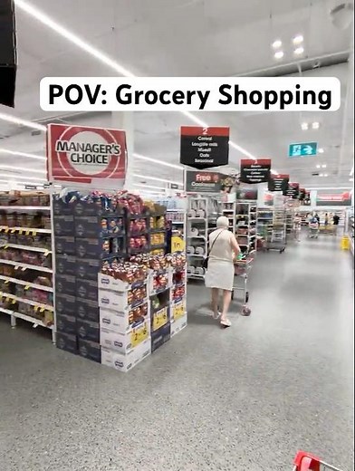 POV: Shopping at Australian Supermarket Coles