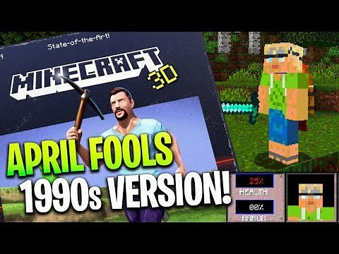Minecraft April Fools 2019 - 1990s Version (Shareware)