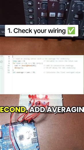 Unstable Arduino Sensor Readings and how to fix them