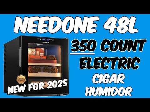 The ALL NEW Needone 48L Electric Cigar Humidor Review!