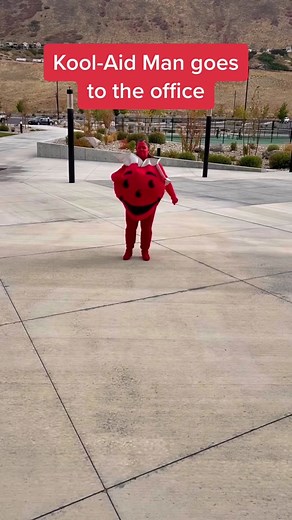 Smashing Through Walls with Kool-Aid Man Costume