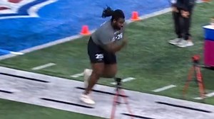 366-Pound Texas Defensive Lineman T'Vondre Sweat Broke The Internet By Running Insane 40-Yard Dash At NFL Combine (VIDEO)