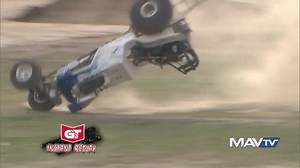 MAVTV Sneak Peek: MONSTEROUS Mud Drag Crash "Holy cow, as bad an accident we've ever seen here in this class of competition." Watch William Fling III go for a wild ride in the General Tire Instant Replay, and catch Mud Drag racing on Lucas Oil: On The Edge, Saturday at 2:00pm ET. | RACER Network