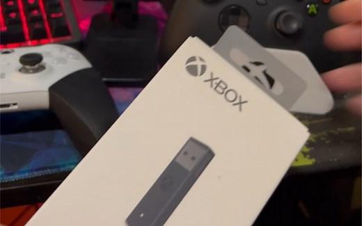 微软原装【XBOX】二代适配器开箱与使用方法