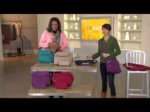 Travelon Anti-Theft Quilted Convertible Bag w/ RFID Wallet with Leah Williams
