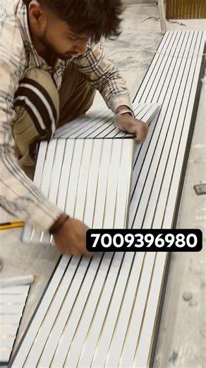 Fluted panel design 😮😮🫣 #pvc #pvc #home #wall #pvcceiling #wallcoverings