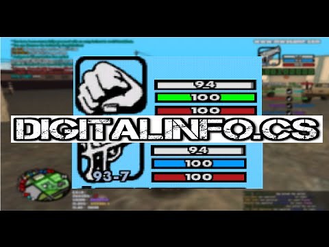 [CLEO] Digital Bars for GTA SAN /SAMP (Health/Armour/Sprint Bars)